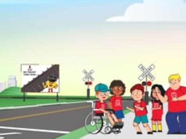See Tracks? Think Train!® Kids Transit Safety PSA  :75